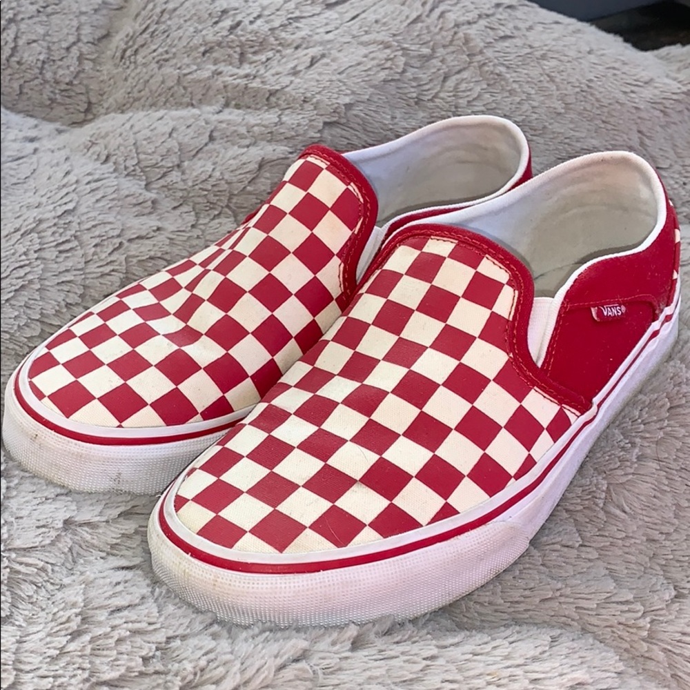 Red Checkered Vans - Picture 2 of 6